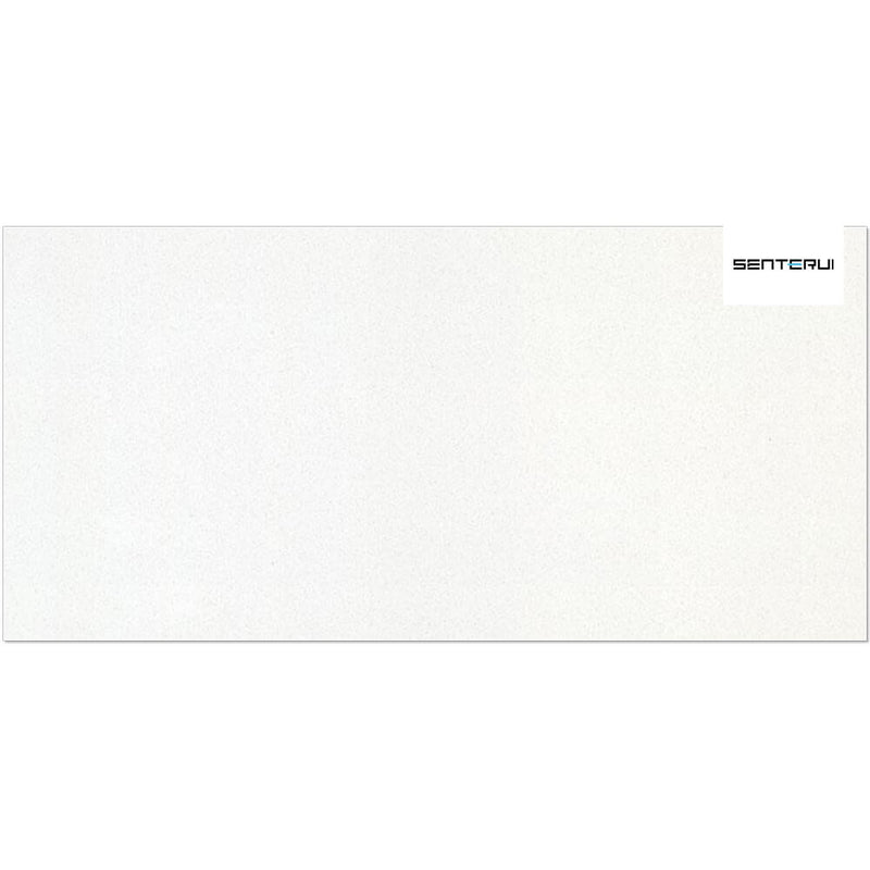 Pure White Quartz White 125.98” x 62.99” Polished Slab Wholesale