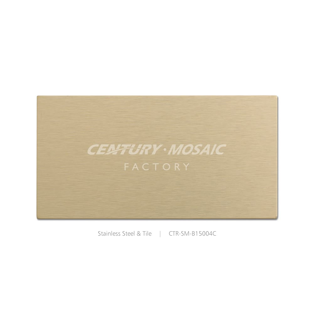 Stainless Steel Gold Brick Mosaic Wholesale