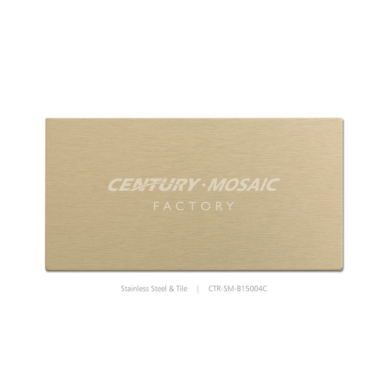 Stainless Steel Gold Brick Mosaic Wholesale