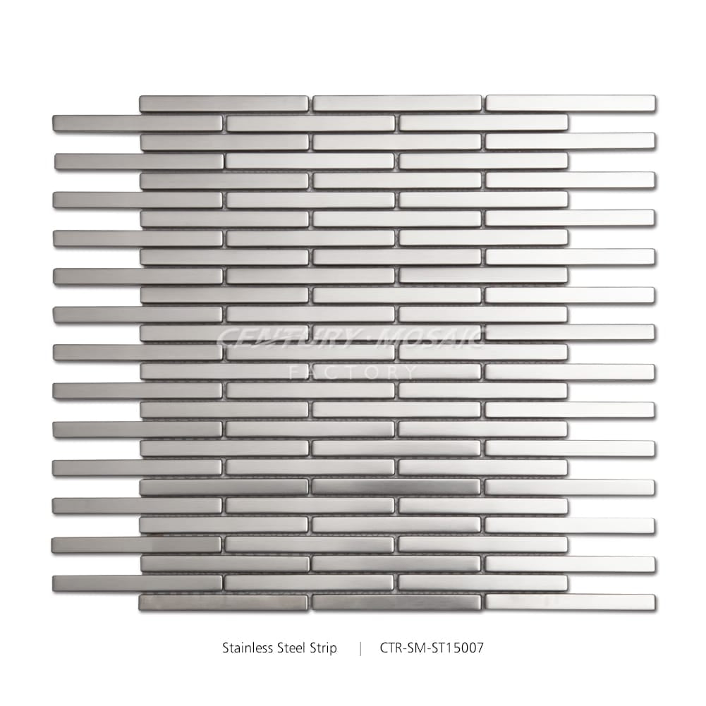 Stainless Steel Silver Strip Mosaic Wholesale