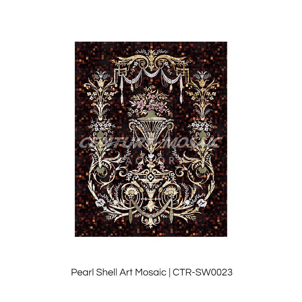 European Style Pearl Shell Art Mosaic Wholesale