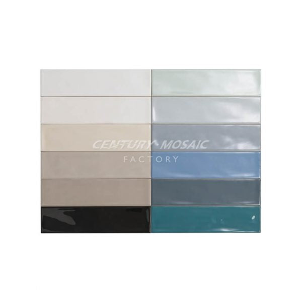 Straight Edge Wavy Surface Ceramic Polished Wall Tile Wholesale