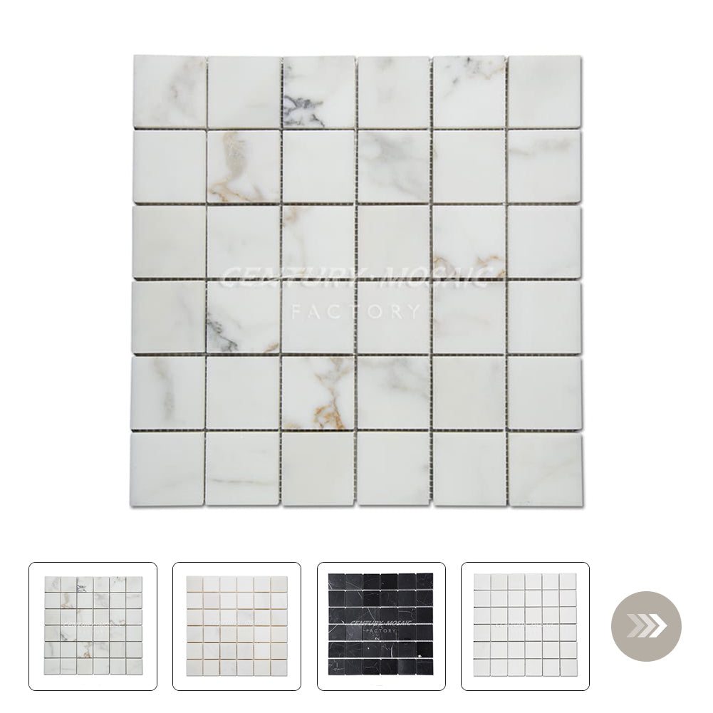 2"x2" Square Marble Mosaic Collection Wholesale
